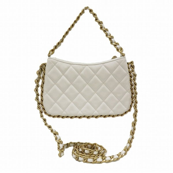 Chanel Matelasse Shiny Crumpled Lambskin Shoulder Bag AP3487 in Great Condition