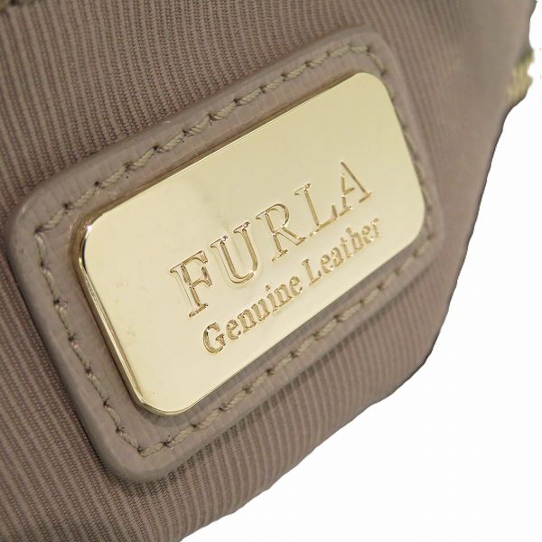 Furla Tessa L Tote Bag BOD6 B30 Gray in Good Condition