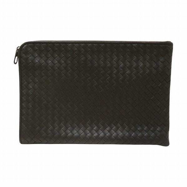 Bottega Veneta Intrecciato Leather Clutch Bag in Great Condition