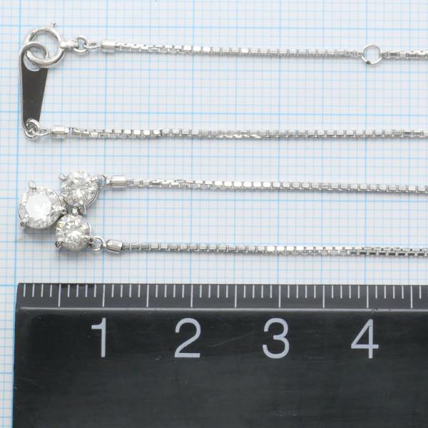 PT900 Platinum PT850 Diamond Necklace 1.00 SI2-I1 in Excellent Condition