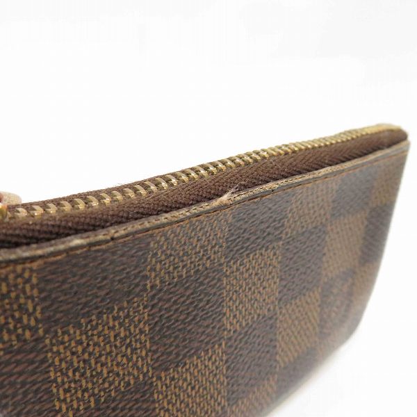 Louis Vuitton Damier Pochette Cle Coin Case N62658 in Fair Condition