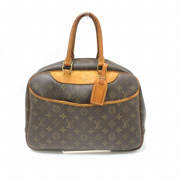 Louis Vuitton Monogram Deauville Handbag M47270 in Fair Condition