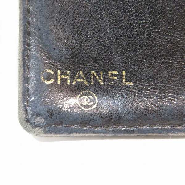 Chanel Caviar Skin Bifold Wallet A13498 in Fair Condition