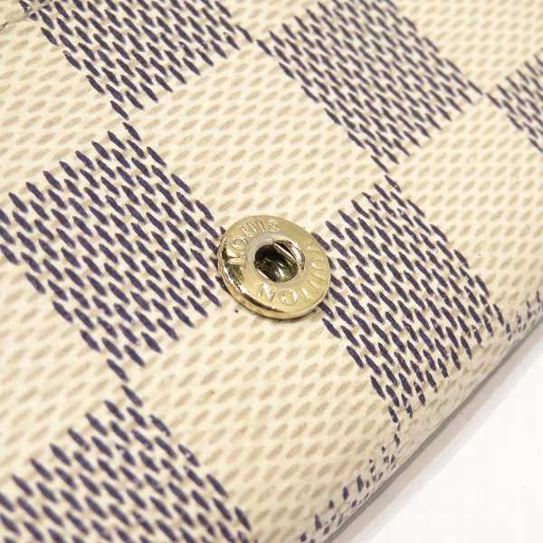 Louis Vuitton Damier Azur Key Case N60020 in Fair Condition