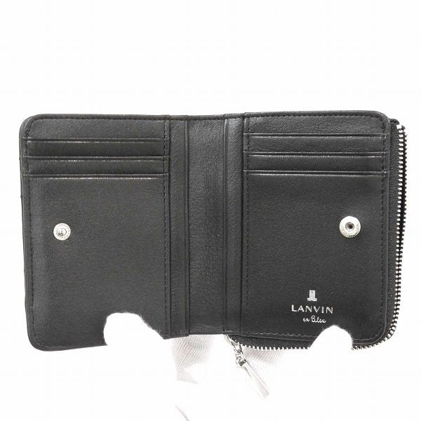 Lanvin Bercy L-Zip Bifold Leather Wallet in Great Condition