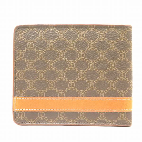 Celine Macadam Brown Bifold Wallet Unisex