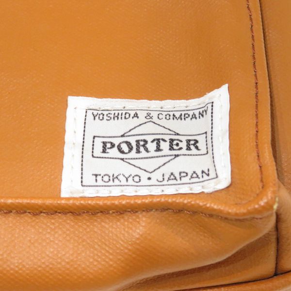 Yoshida Porter Freestyle Leather Sling Shoulder Bag in Good Condition