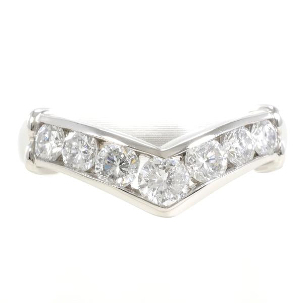 PT900 Platinum Diamond Ring 12.5