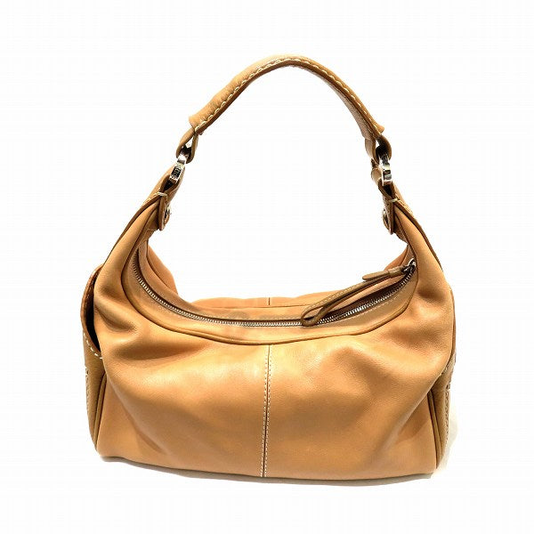 Tod's Leather Camel Shoulder Bag