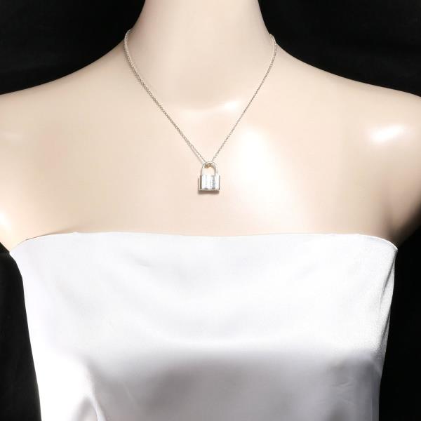 Tiffany & Co 1837 Silver Lock Necklace in Pristine Condition