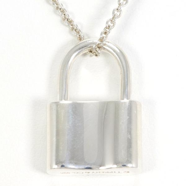 Tiffany & Co 1837 Silver Lock Necklace in Pristine Condition