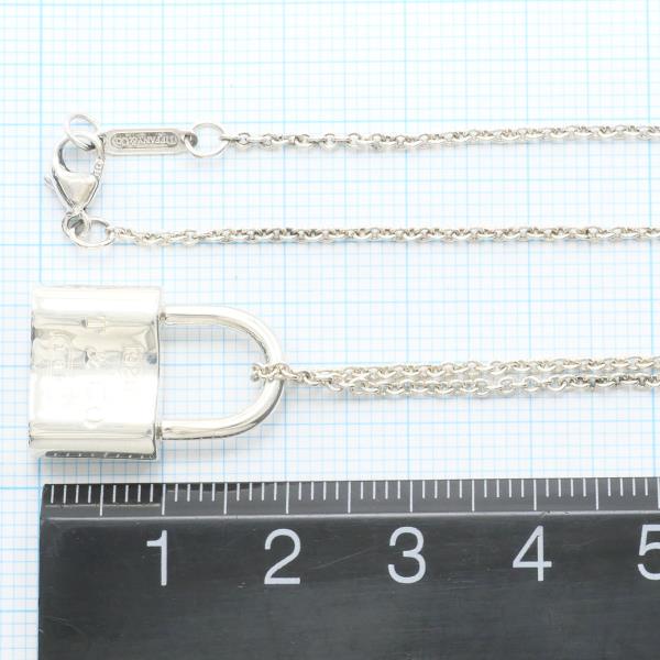 Tiffany & Co 1837 Silver Lock Necklace in Pristine Condition