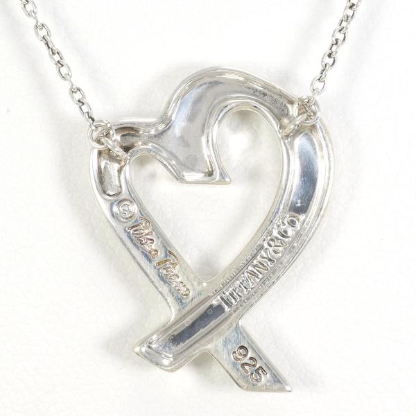 Tiffany & Co Loving Heart Silver Necklace in Excellent Condition