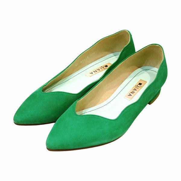 Diana Green Suede Pumps for Women in Great Condition