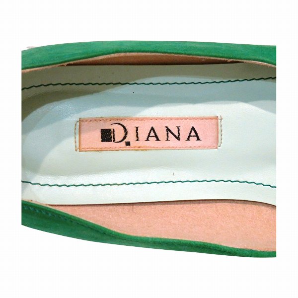 Diana Green Suede Pumps for Women in Great Condition