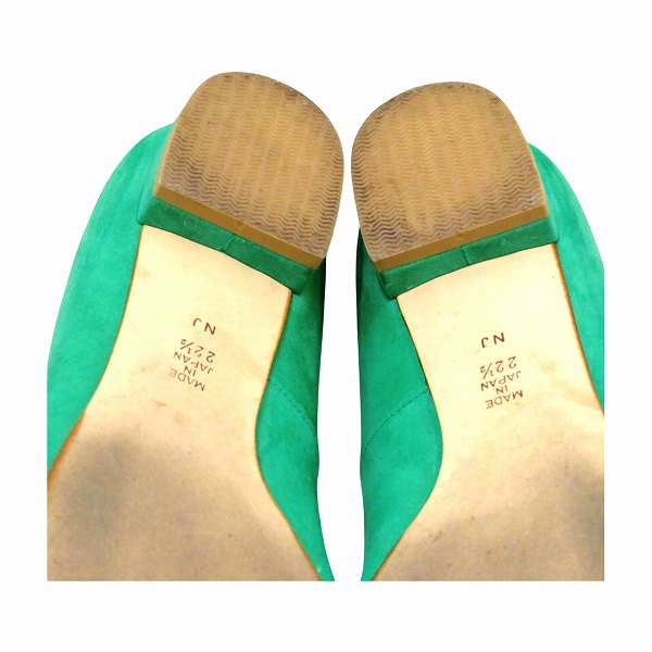 Diana Green Suede Pumps for Women in Great Condition