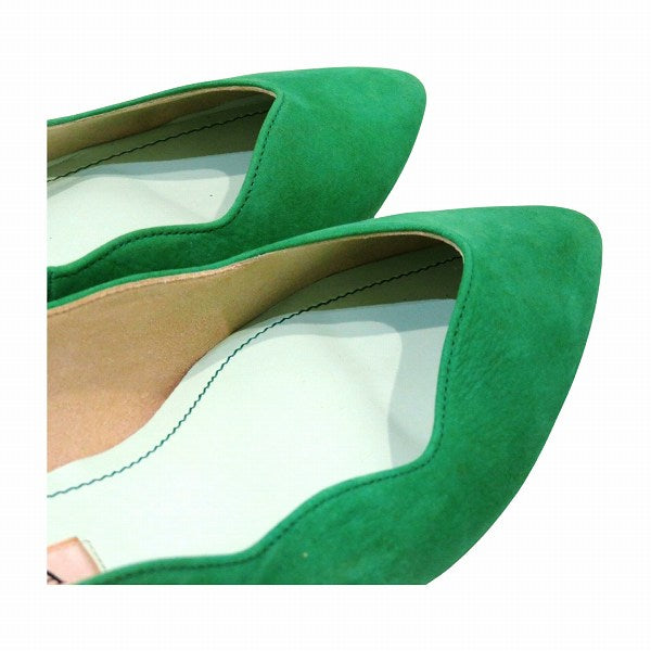 Diana Green Suede Pumps for Women in Great Condition