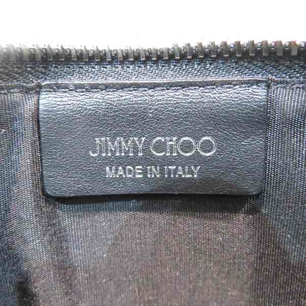 Jimmy Choo FARA JC Logo Clutch Bag