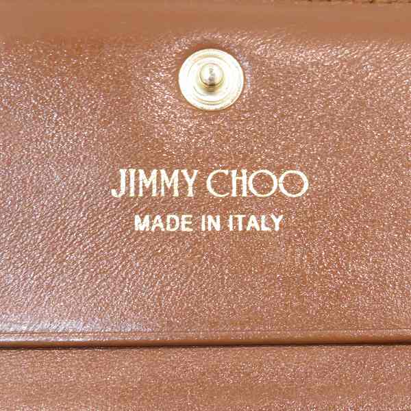 Jimmy Choo Croc Embossed Bifold Wallet