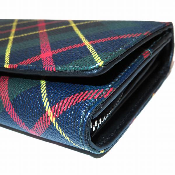 Vivienne Westwood Tartan Check Orb Long Wallet in Great Condition