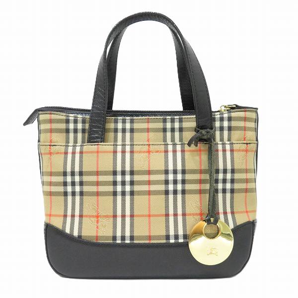 Burberry Nova Check Shadow Horse Handbag