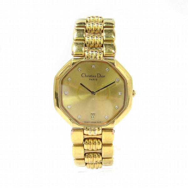 Dior Octagon Diamond Quartz Watch 45.154