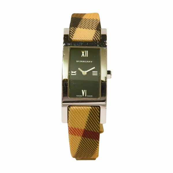 Burberry BU1009 Quartz Square Check Roman Watch