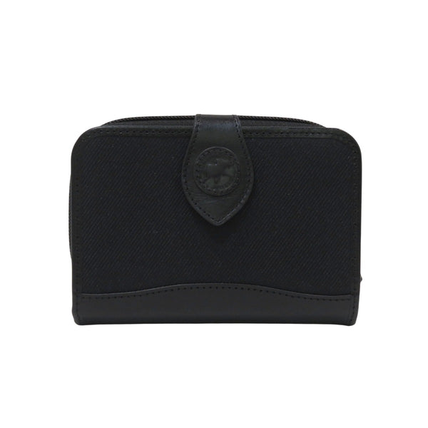 HUNTING WORLD Batten Safari Leather Canvas Wallet