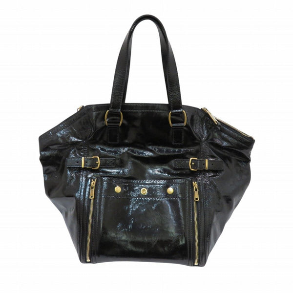 Yves Saint Laurent Downtown Patent Leather Tote Bag