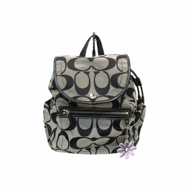COACH Signature Canvas Backpack