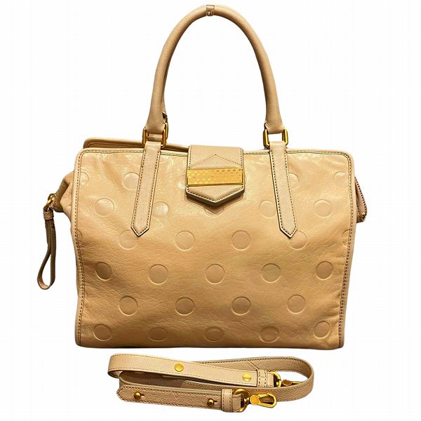 Marc Jacobs Leather Dot 2WAY Tote Bag