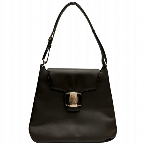 Salvatore Ferragamo Vara Leather Shoulder Bag