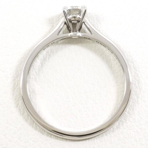 Cartier PT950 Platinum Diamond Solitaire Ring