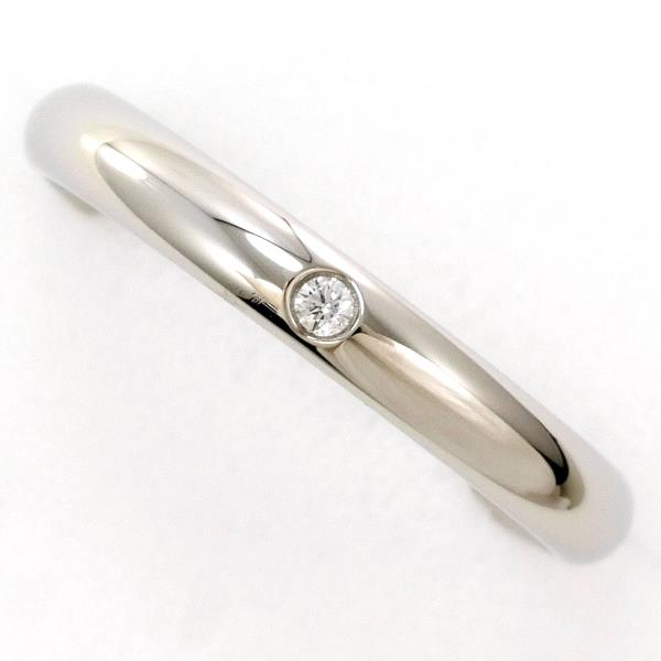 Cartier PT950 Platinum Diamond Ring in Excellent Condition