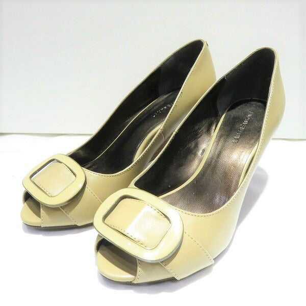 Lautreamont Ivory Leather Pumps 23.5cm