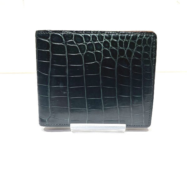 GANZO Crocodile Bifold Wallet for Men in Good Condition