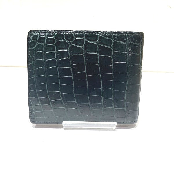 GANZO Crocodile Bifold Wallet for Men in Good Condition