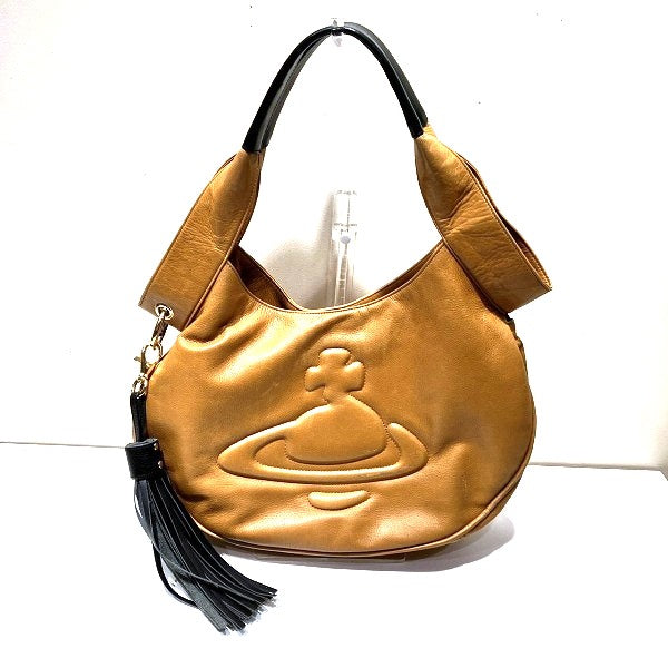 Vivienne Westwood Leather Tassel Shoulder Bag in Good Condition