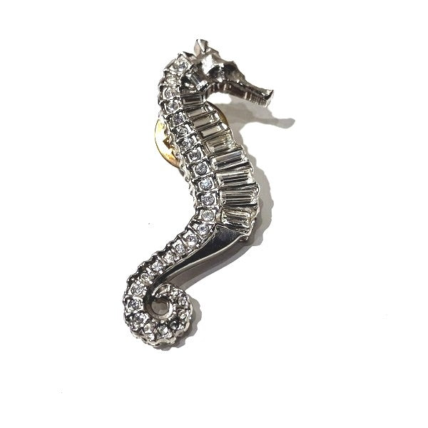 Chanel Seahorse Brooch with Light Stone