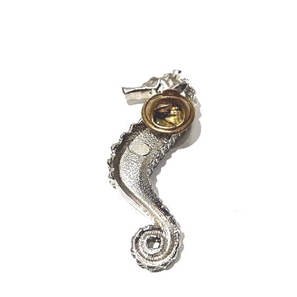 Chanel Seahorse Brooch with Light Stone