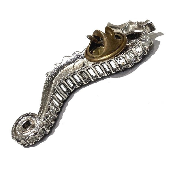 Chanel Seahorse Brooch with Light Stone