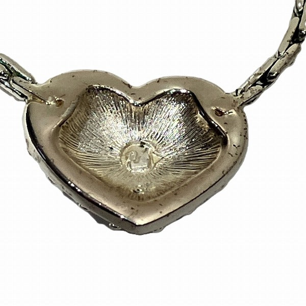 Swarovski Heart Clear Stone Necklace in Good Condition