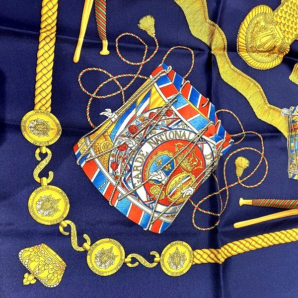 Hermes Silk Tambour Scarf