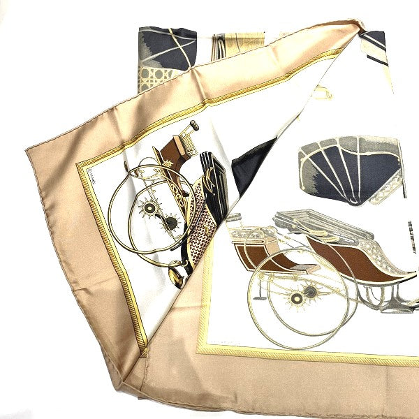 Hermes Silk 88x89 Folding Carriage Scarf in Great Condition