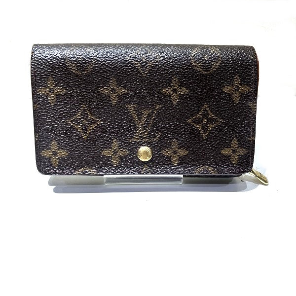 Louis Vuitton Monogram Portomonee Bie Tresor Wallet M61730 in Fair Condition