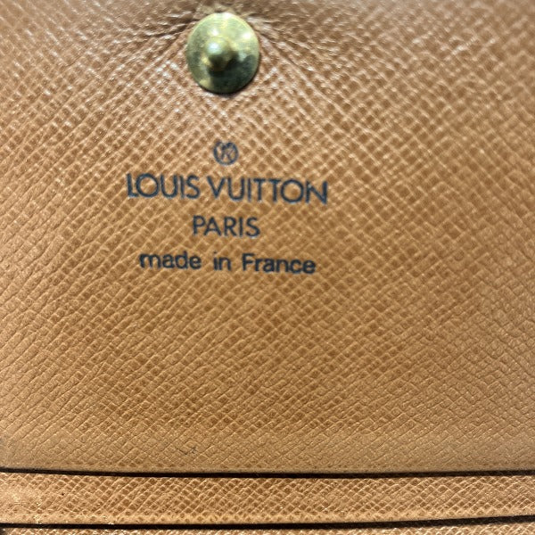 Louis Vuitton Monogram Portomonee Bie Tresor Wallet M61730 in Fair Condition