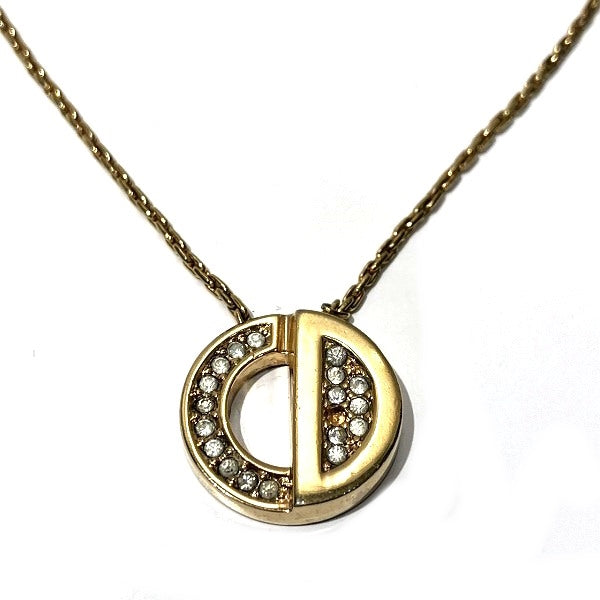 Dior GP Light Stone Necklace in Fair Condition