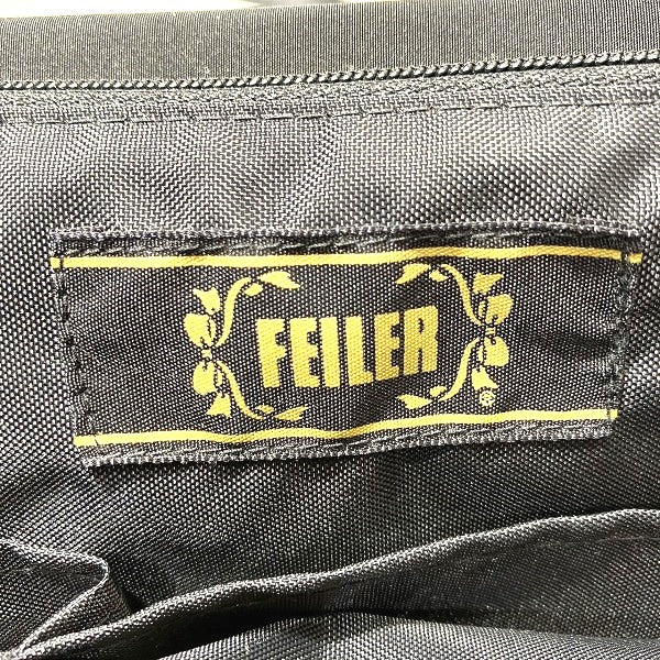 Feiler Black Nylon Tote Bag for Women in Good Condition