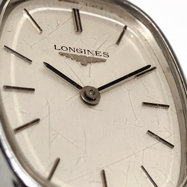 Longines Stainless Steel Hand-Wound Ladies Watch in Fair Condition