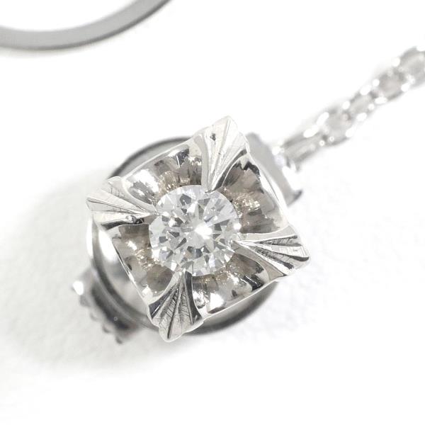 Platinum PT900, Alloy & Diamond Pin Brooch- Total Weight Approx. 4.6g, 0.20ct Diamond VS1 With Appraisal, Silver, For Women